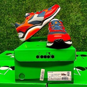 DIADORA WHIZZ RUN- Leather (Majolica Blue/ Bird Of Par) BRAND NEW!!!